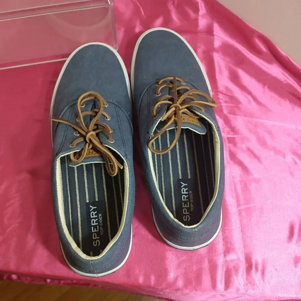 Sperry Mens SZ 13 Blue Striper II CVO SW Sneakers Shoes STS16797.